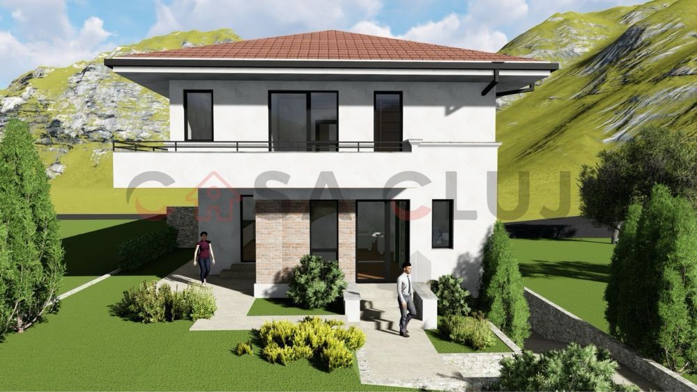 Casa noua tip duplex cu 440 mp teren in Dambul Rotund! - Poză 1