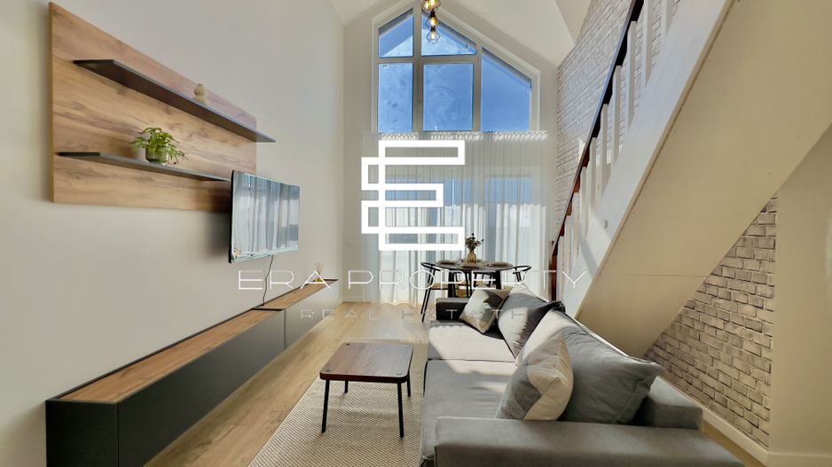 Penthouse 4 camere, terasa 14.42 mp mobilat -zona Aeroport Sibiu - Poză 3