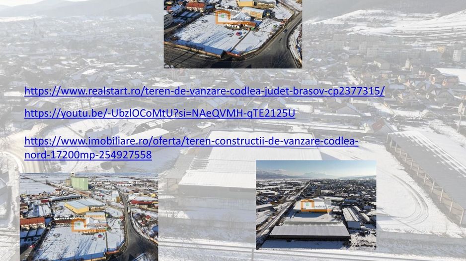 Brasov Nord, acces E60, teren 17000mp, 5600mp cladiri, D 155ml la DJ112A, - Poză 16