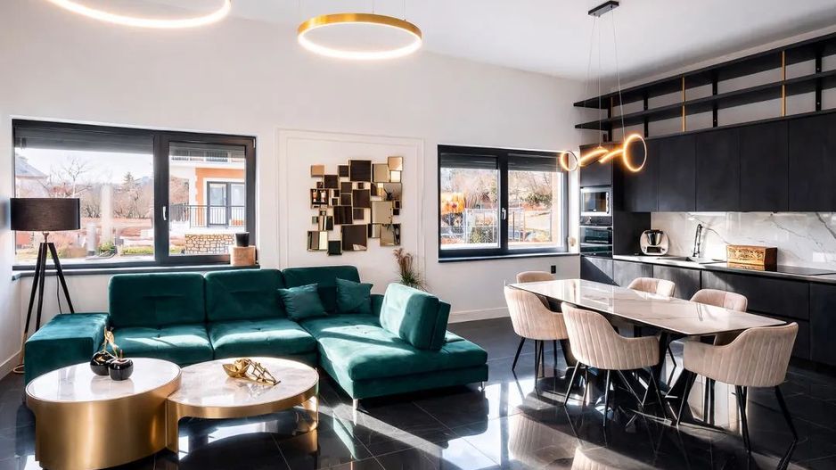 Duplex 4 camere, 170 mp, S+P+ET,  rooftop 100 mp, 4 garaje - Poză 1