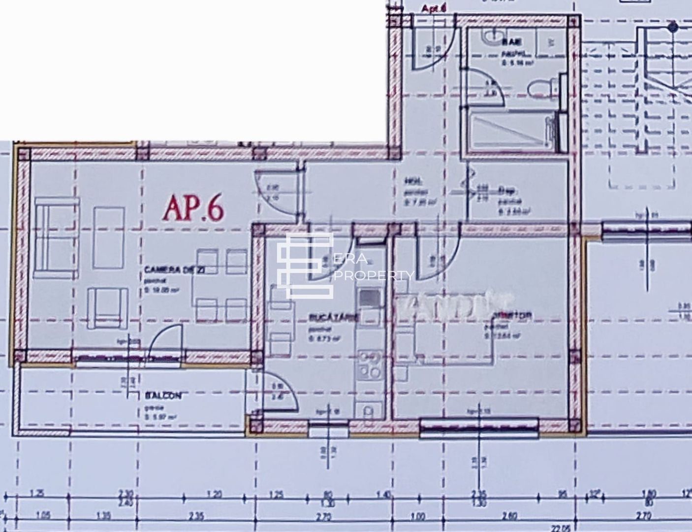 Apartament 2 camere 55mp /la cheie/zona Brana, Selimbar - Schiță 9