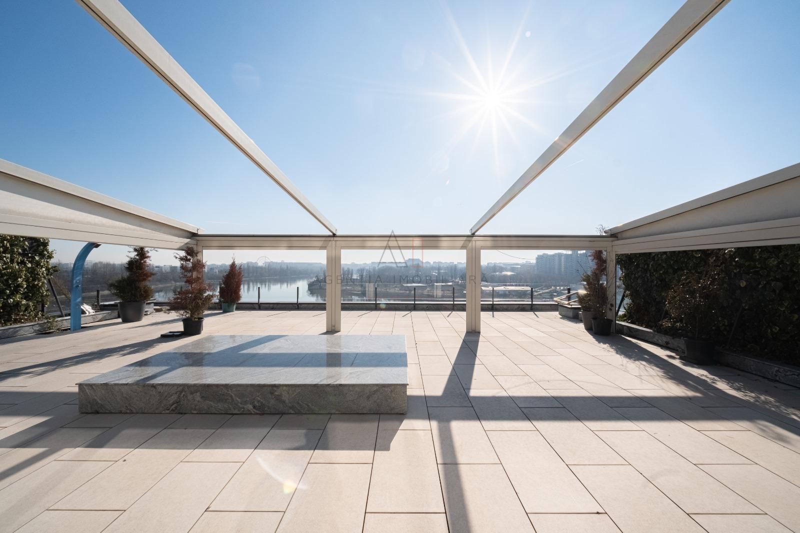 Penthouse Floreasca l vedere spre lac l mobilat utilat l Comision 0 - Poză 3