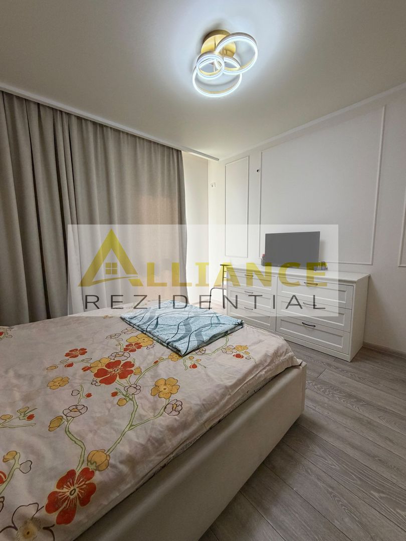 Apartament cu 3 camere, mobilat si utilat, bloc 2023, parcare inclusa - Poză 13