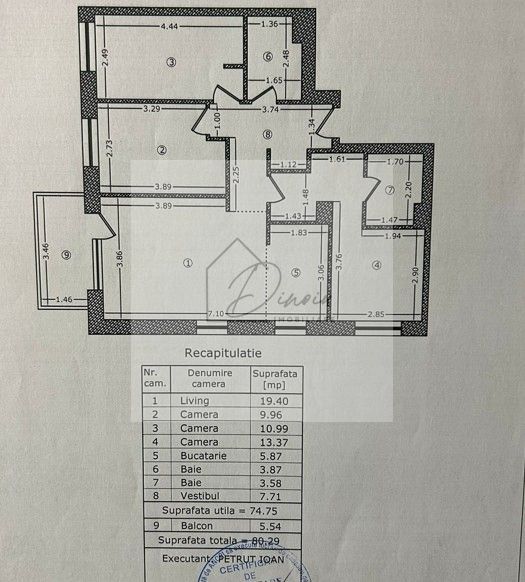 Apartament 4 camere Costin Georgian I Hercesa I 2 parcari boxa I COM 0 - Poză 2