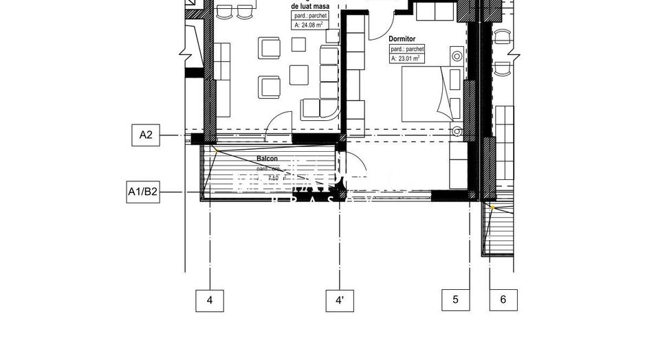 Apartament cu 2 camere | Noua | 64 mp Utili - Poză 7