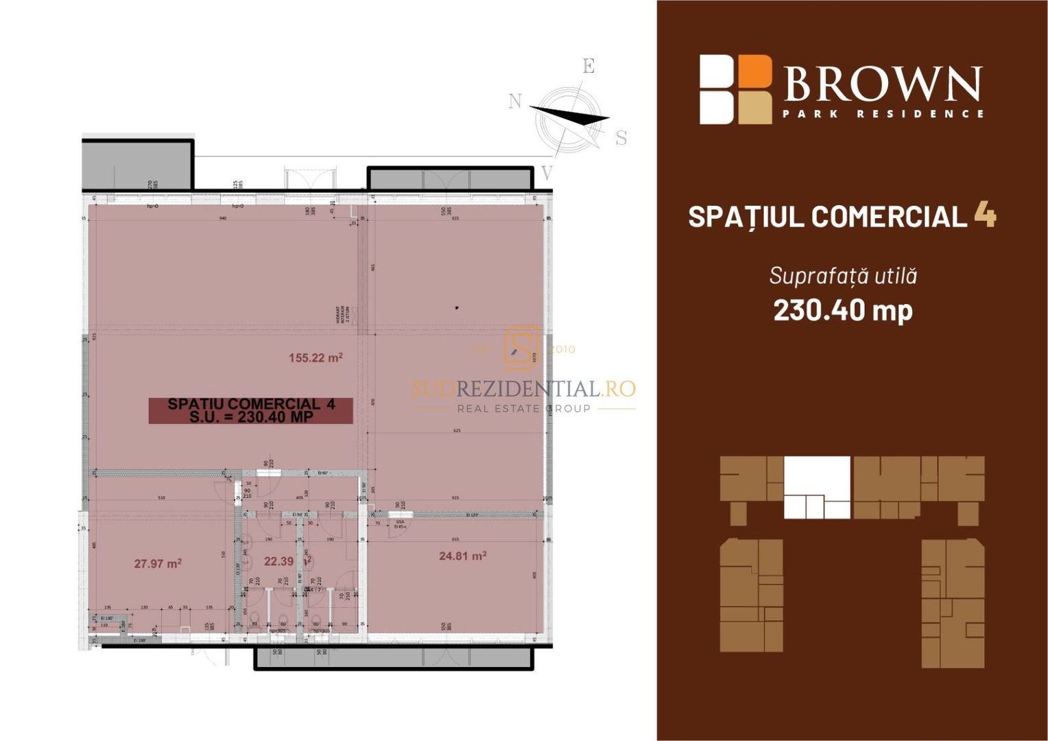 Spatiu Comercial la inchiriere, 230.40 mp, zona Parc Tudor Arghezi - Schiță 2