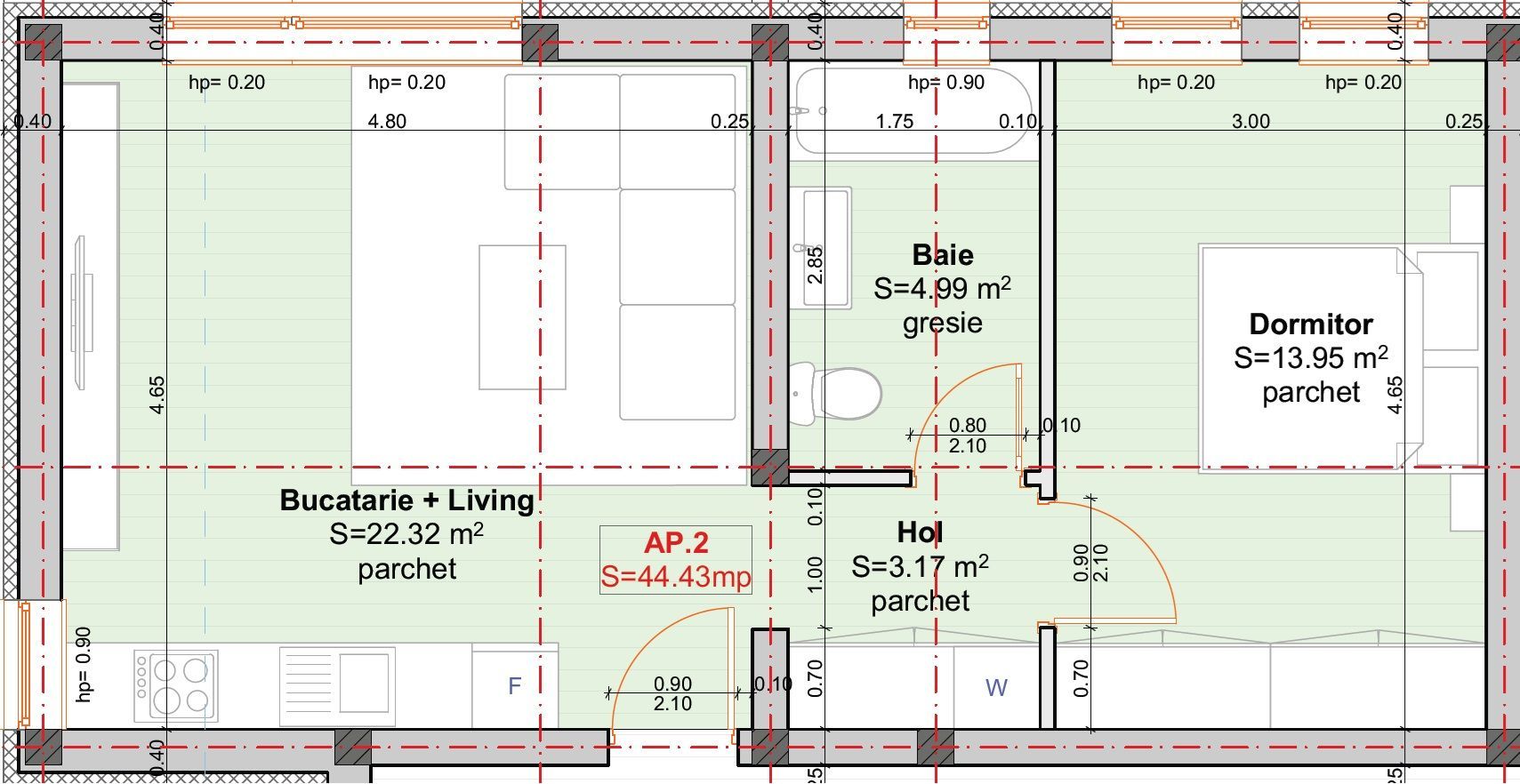 Giroc | Profi-Neptun | Apartamente de 2 si 3 camere cu scara interioara - Poză 5