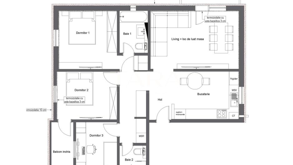 Apartament Generos cu 4 Camere de Vânzare în Mărăști – Ideal Familie. - Poză 13