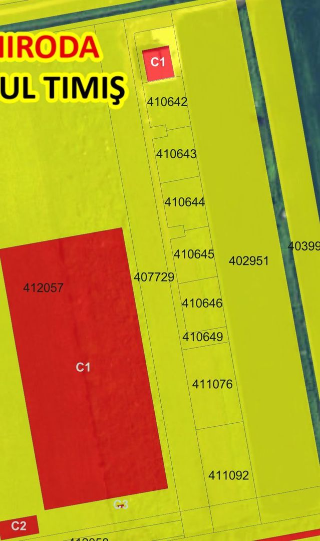 1179 mp. teren cu PUZ logistica/productie Ghiroda - Poză 2