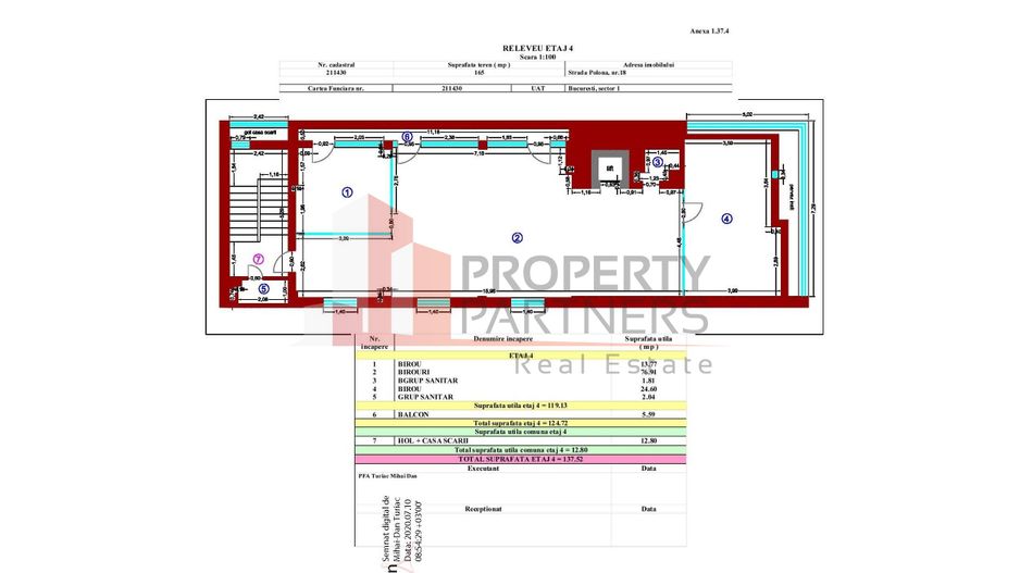 Cladire de birouri  Str. Polona - Str. Mihai Eminescu - Schiță 11
