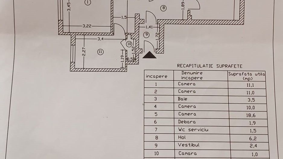 APARTAMENT 4 CAMERE TITULESCU - Poză 1