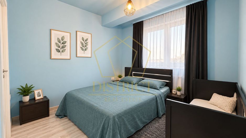 OCAZIE! Apartament cu 3 camere, 2 bai si dressing la intrare in Giroc langa ESO. - Poză 5