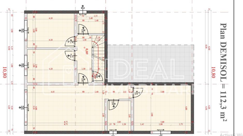 Casă individuală de vânzare în Cisnădie – 170 mp utili – teren 507 mp – Demisol - Schiță 5