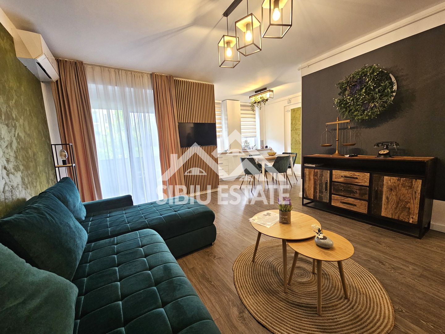 Apartament 3 camere, 2 bai Sibiu, dotat complet - Poză 8