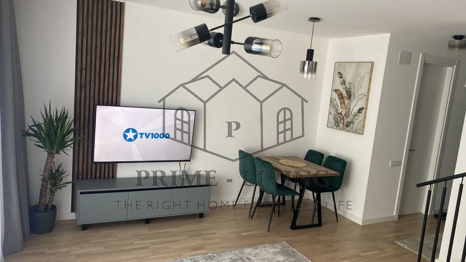 VILA COMPLET MOBILATĂ  LA INCHIRIERE, IN COMPLEX REZIDENTIAL - Poză 3