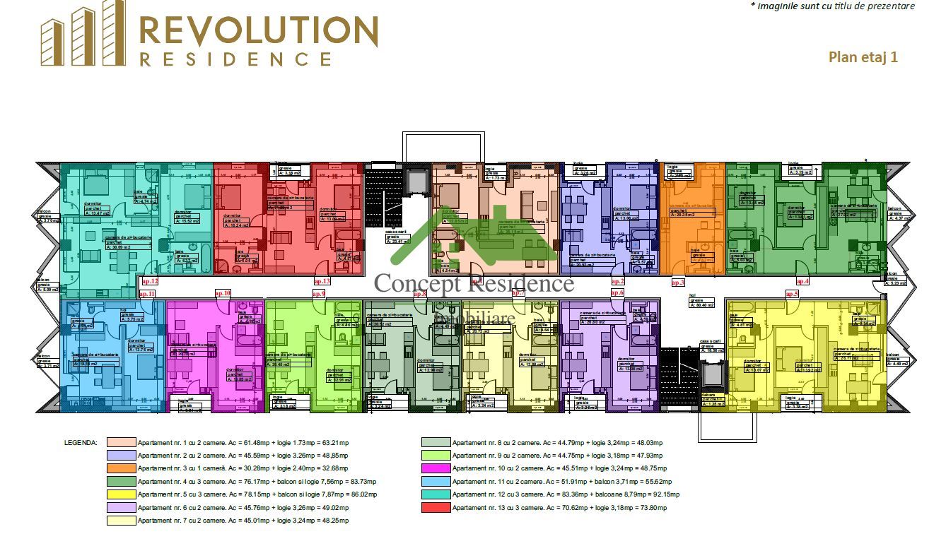 Ap. 2 camere, bloc nou cu lift – livrare 2026, comision 0% - Poză 5
