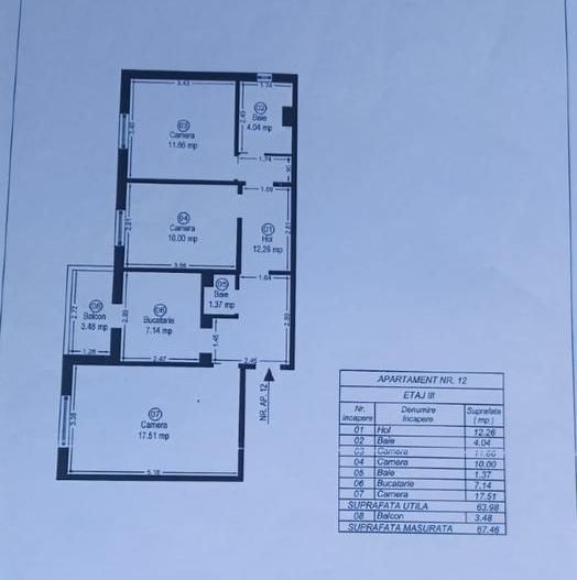 Girocului | 3 Camere | Etaj intermediar | Renovat | Mobilat si utilat - Poză 14
