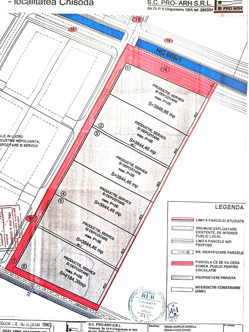 Teren Industrial Zona Șagului- 35eur mp - Poză 13