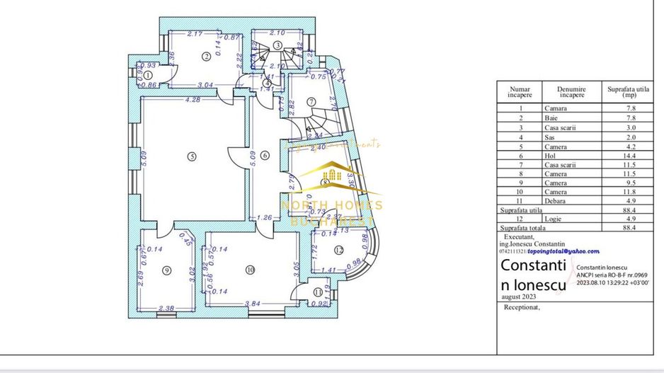 Vila de vanzare  cu acces dublu -zona ARCUL DE TRIMUF-PARCARE - Poză 13