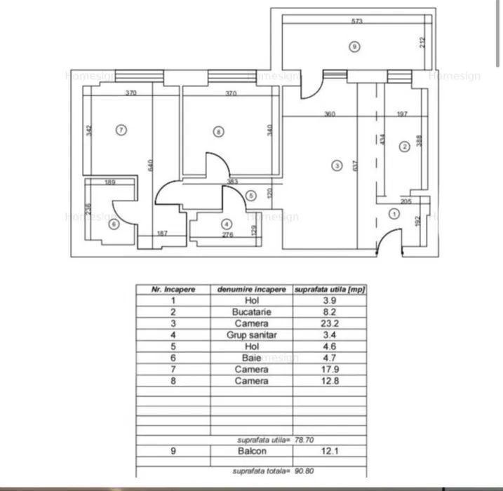 Apartament 3 camere de închiriat – Aviatiei Tower - Poză 8