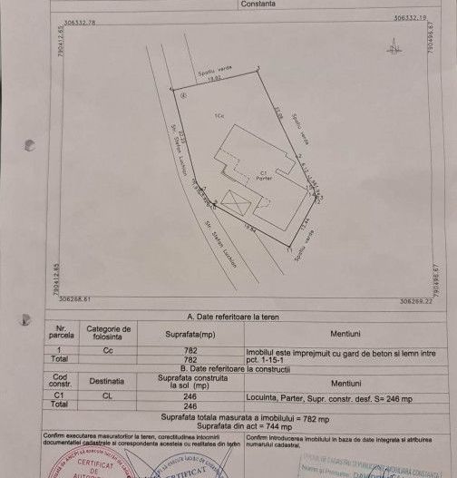 Dacia - Casa cu pozitie deosebita, cu teren in suprafata de 774,86 mp - Poză 17