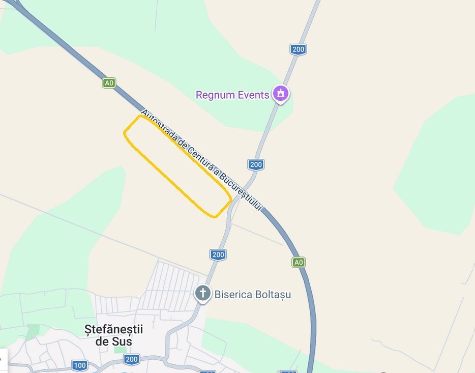 Teren intravilan | Ideal investiție | Autostrada A0 - Poză 3