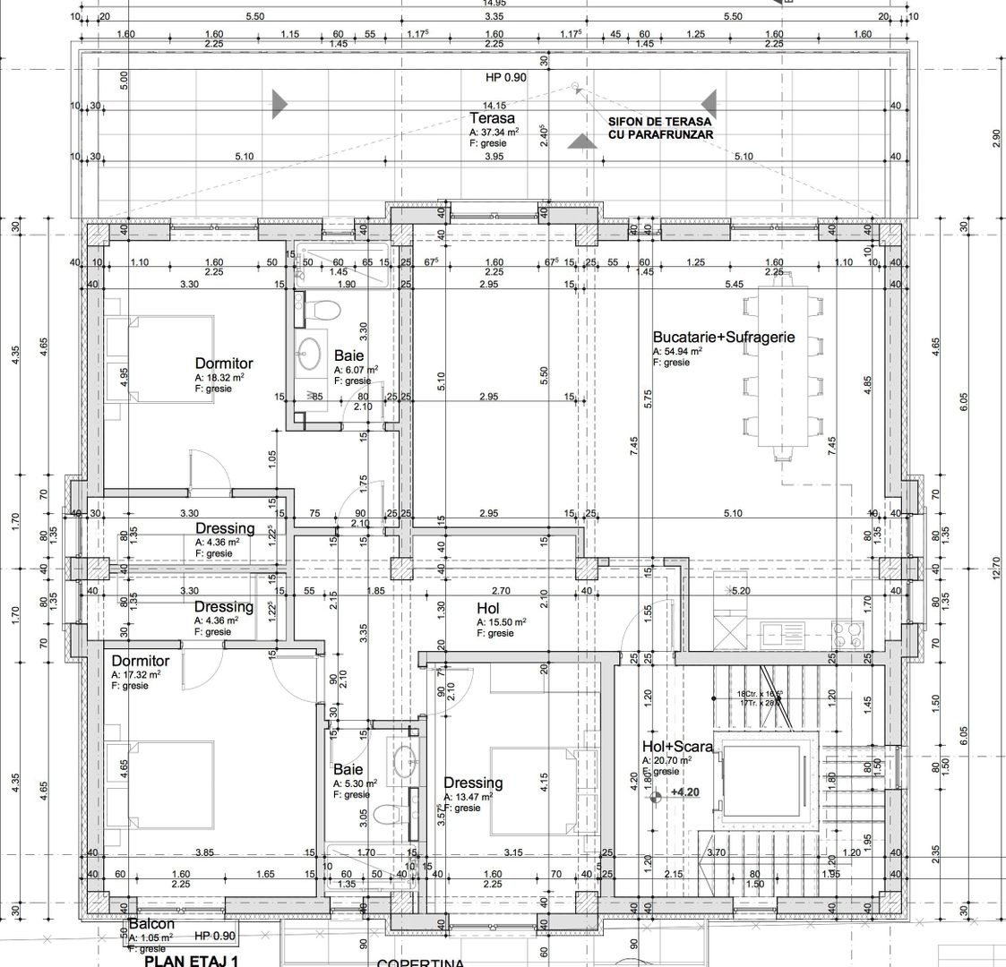 Apartament Unic | 4 cam, 140 mp | Lift&Terasa 37 mp | Singur pe nivel - Poză 45