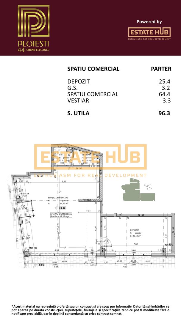 Spatiu comercial central | Ploiesti 44 | Comision 0% - Poză 4