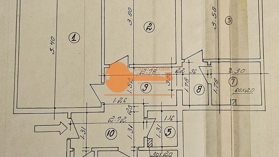 Apartament 3 camere decomandat – Zona Tei - Schiță 6