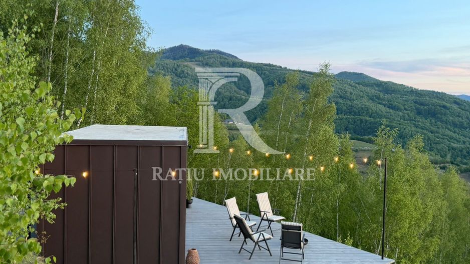 Cabană nouă off-grid de vânzare | Priveliște panoramică | Munteni - Poză 2
