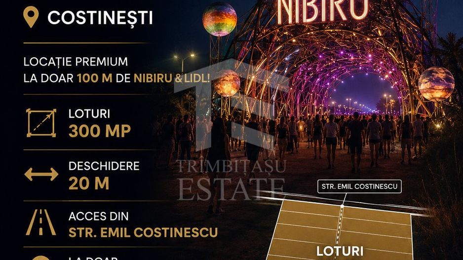 TEREN INTRAVILAN | 300 MP | NIBIRU - Poză 1
