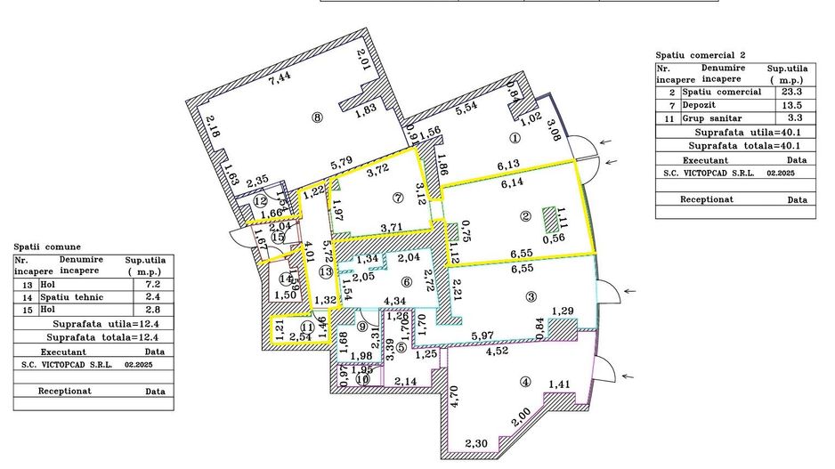 Spatiu comercial 44mp Dristor McDonald's Metrou Stradal Camil Ressu - Poză 3