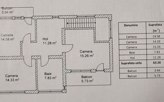 Casa 5 camere, Floresti zona Somesului. - Poză 7