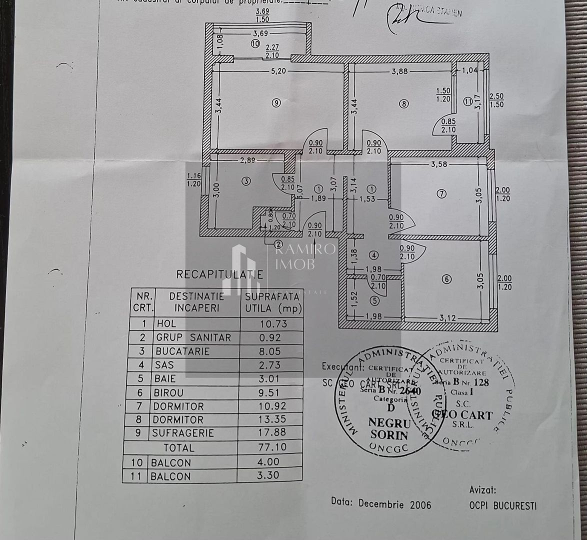 Apartament 4 camere decomandat Titan - Poză 14