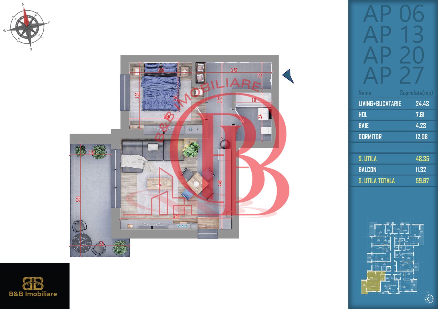 2 camere incalzire prin pardoseala finalizat - Schiță 7