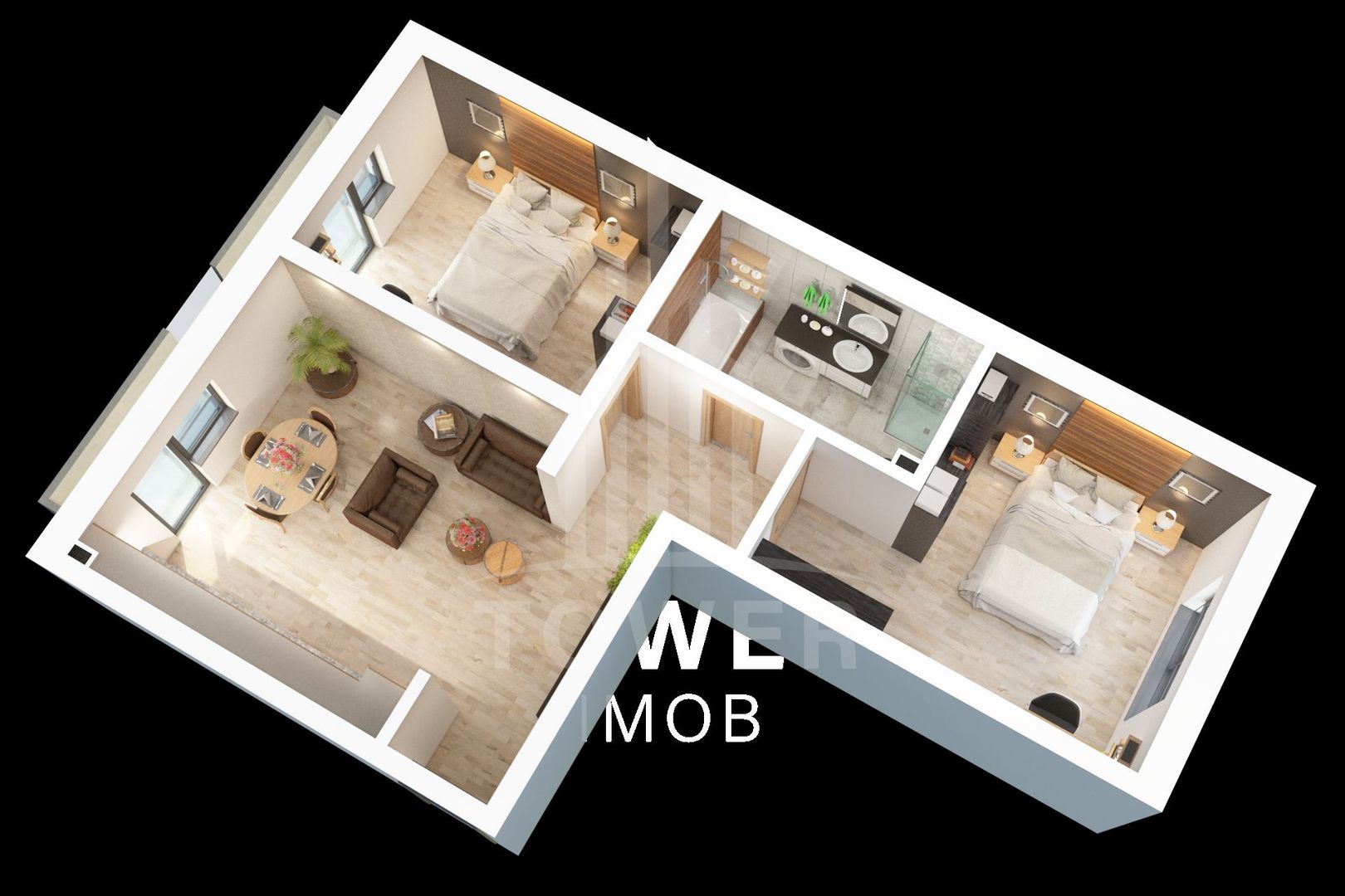 Apartamente 3 camere  Mobilat si utilat | Doamna Stanca - Poză 9