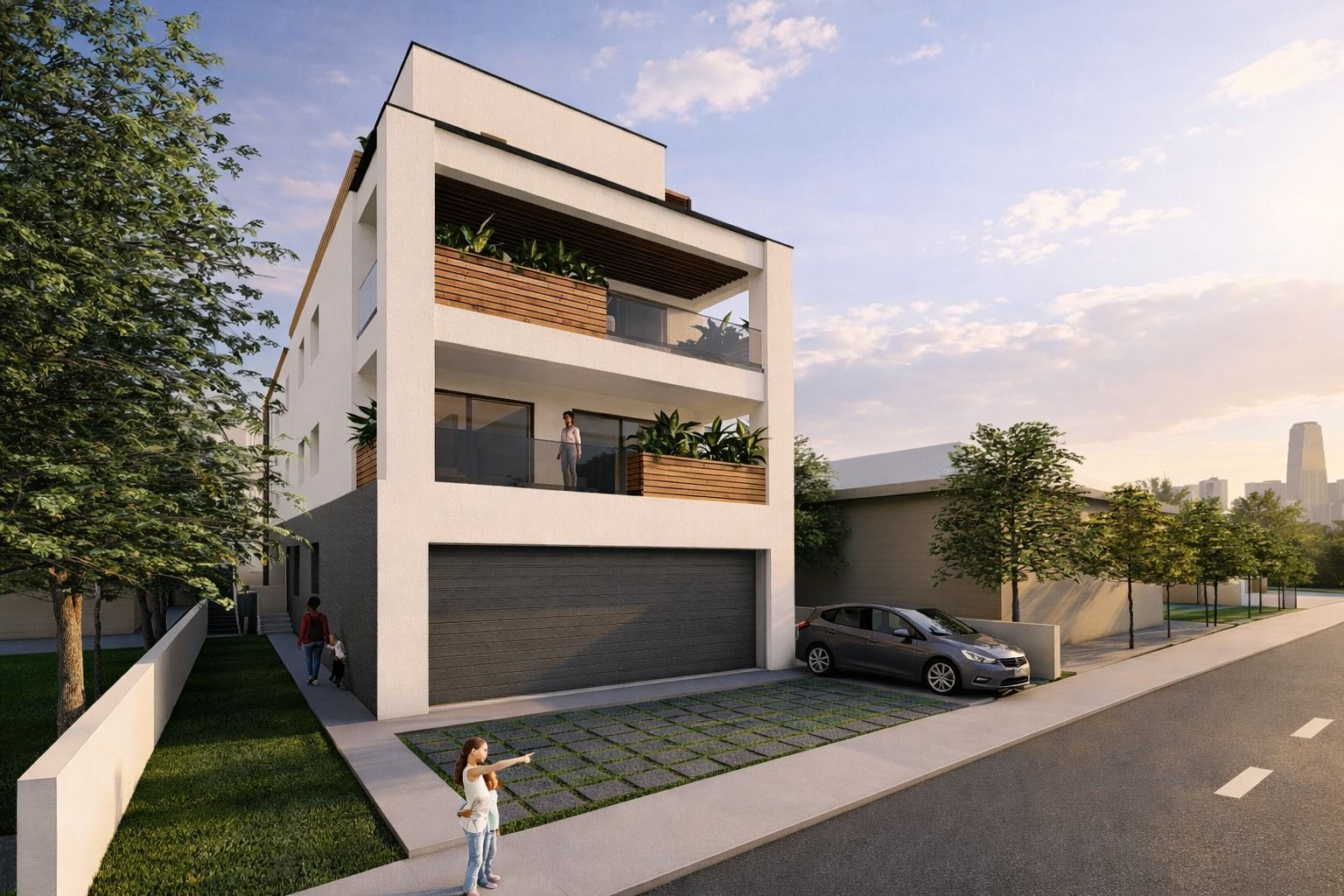 4 camere cu TERASA de 22 mp, 3 bai, etaj 2/3, FINISAT MODERN,  COMISION 0% - Poză 2