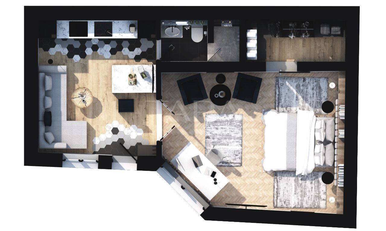 Apartament renovat cu curte comună în zona Piața Mihai Viteazul. - Poză 11