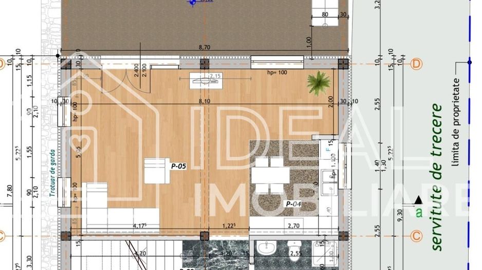 Casa Individuala ROSU cu 4 camere, zona Strand - Schiță 9