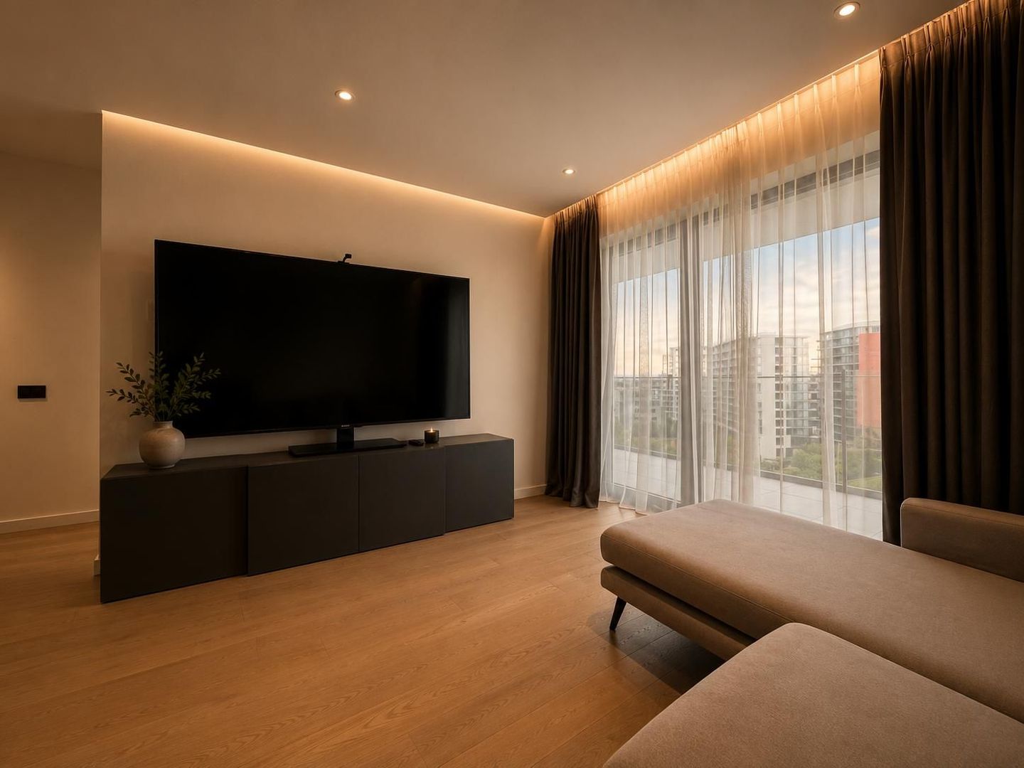 Apartament 3 camere cu terasă și vedere urbană | One Herăstrău Towers - Poză 3