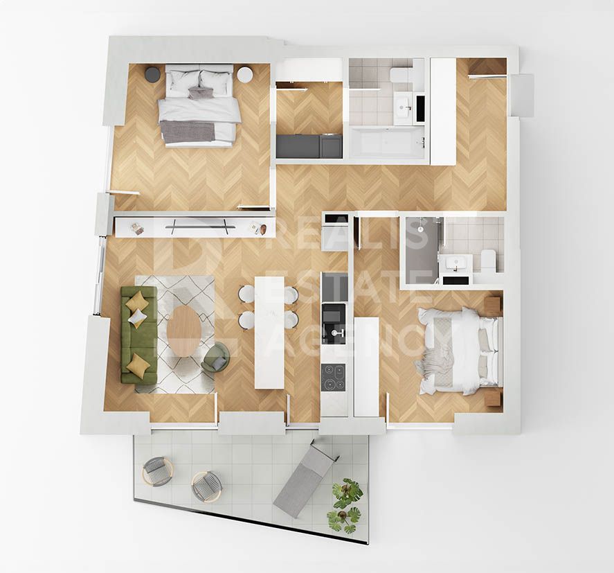 Vânzare, apartament cu 3 camere în zona Străulești - Poză 3