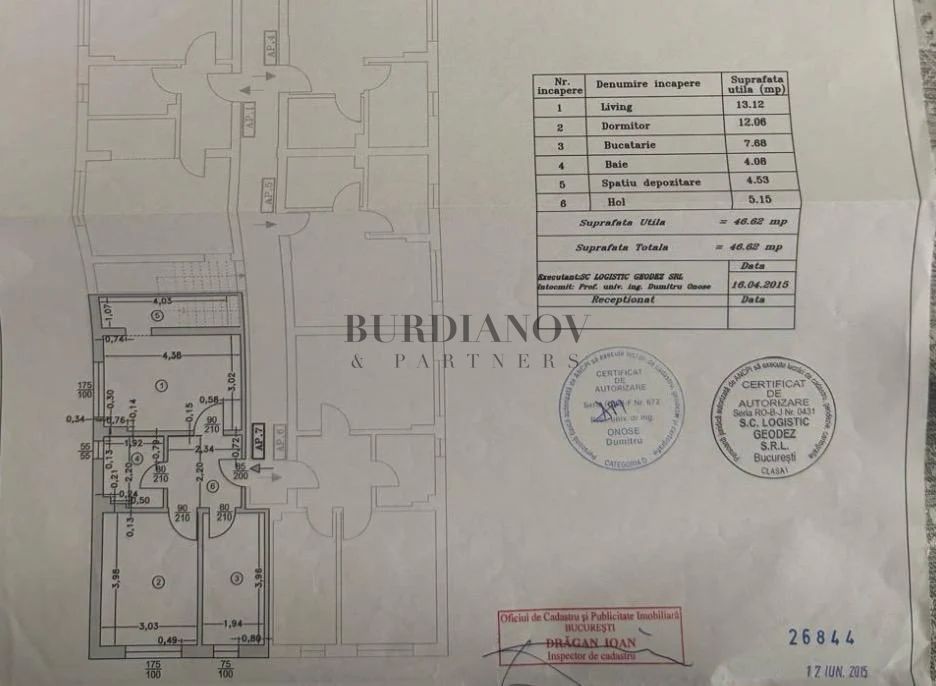 Apartament 2 camere la demisol – Berceni, Str. Poștalionului 53-55 - Poză 3