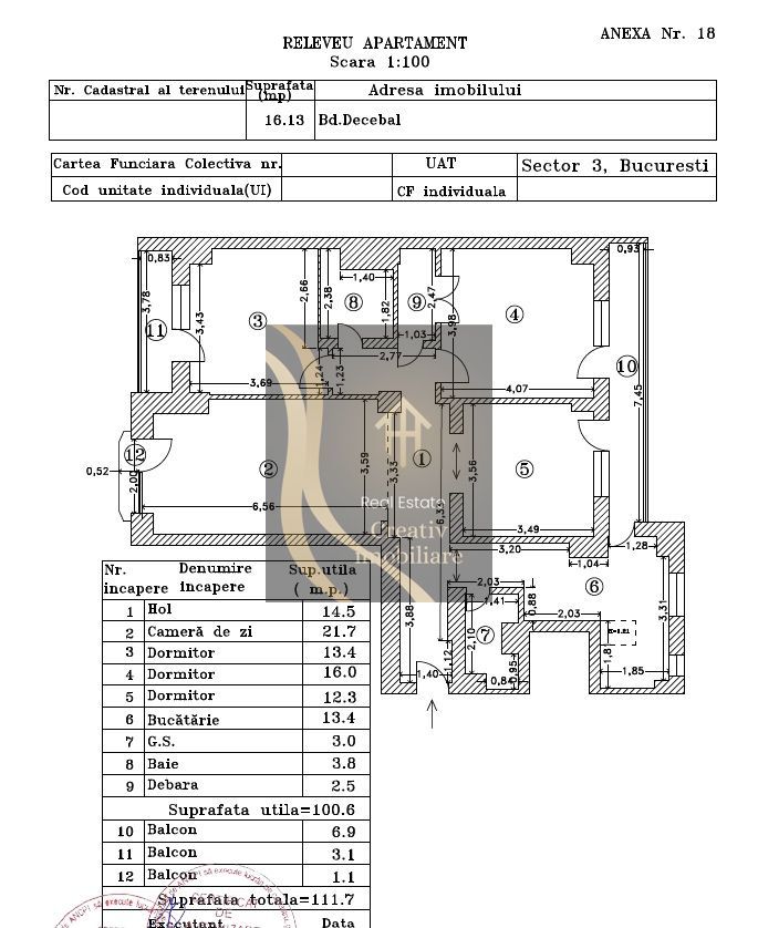 Apartament 4 camere Decebal - Poză 20