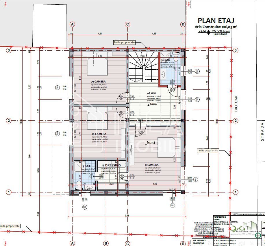 Teren intravilan 536 mp cu deschidere de 14 m –Piata Cluj - Poză 3