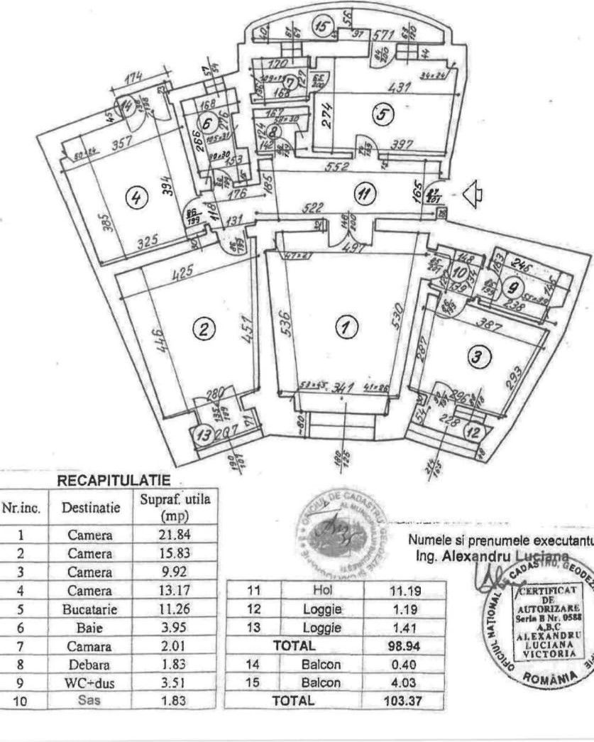 Vanzare Apartament Lux 4 Camere Bulevardul Unirii, Vedere Panoramica! - Poză 12