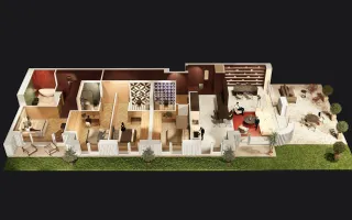 APARTAMENT ULTRAFINISAT | COMPLEX PREMIUM | 221MP-TERASA 114MP - PIPERA - Schiță 16