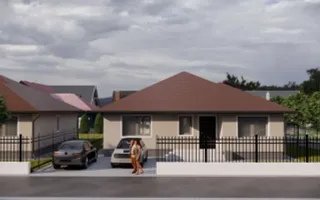 Casa 4 cam.2 băi,1 pivniță 1 dressing,500mp.teren,gard,pavaj - Poză 12