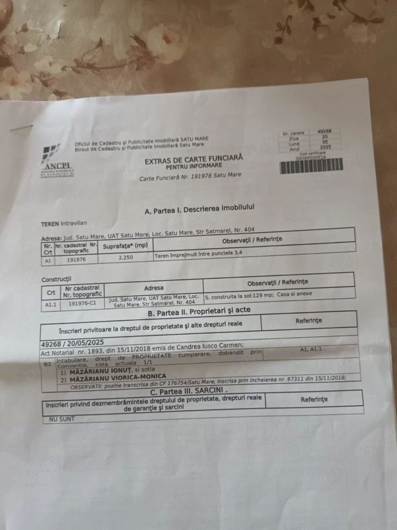 BRASADAS vinde casa cu 3 camere in Satmarel. - Poză 2