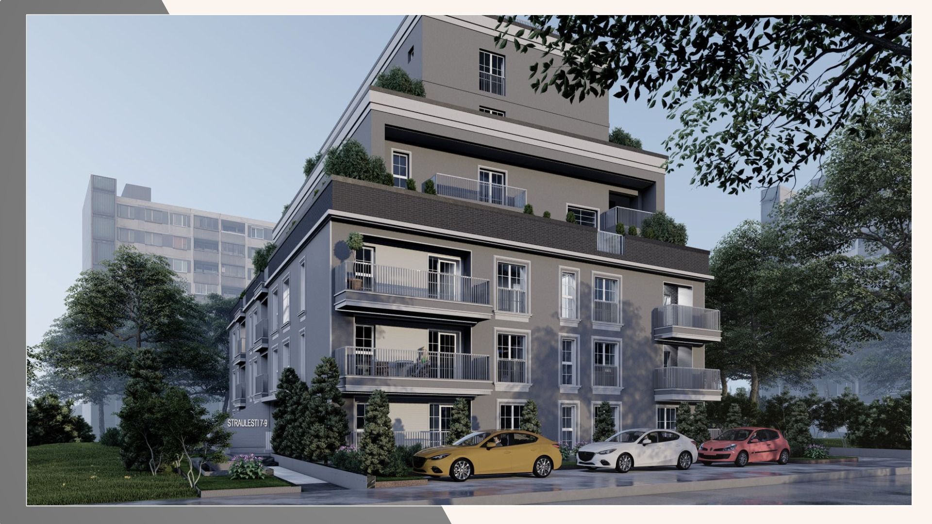 Proiect rezidențial cu AC – 29 apartamente – 4.330 mp – 35 parcări – S - Poză 1