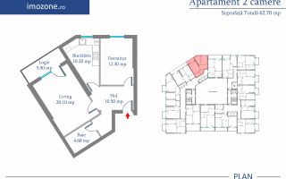 MILITARI-PRECIZIEI-METROU-2 CAMERE, 62.7 MP, DEC, BUCATARIE INCHISA, COMISION 0% - Poză 7